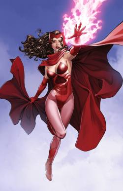 bear1na:Scarlet Witch by Mike S. Miller, colours by J. Nanjan *
