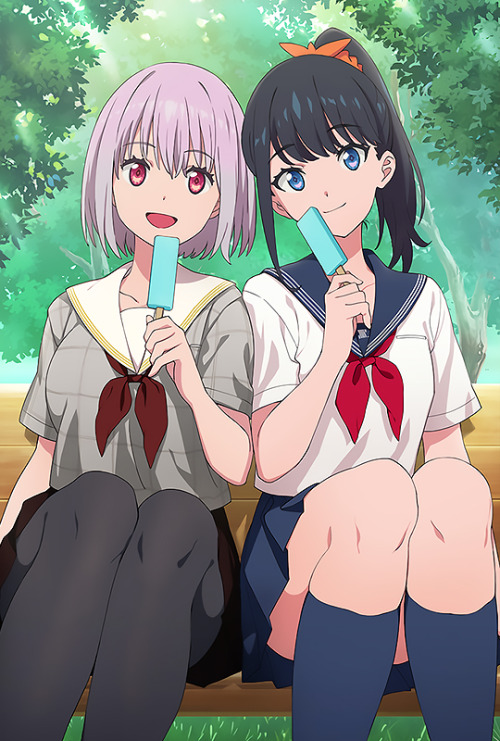  ꕥ TAKARADA RIKKA & SHINJOU AKANE ꕥ▷ SSSS.Gridman ◦ Official Art 