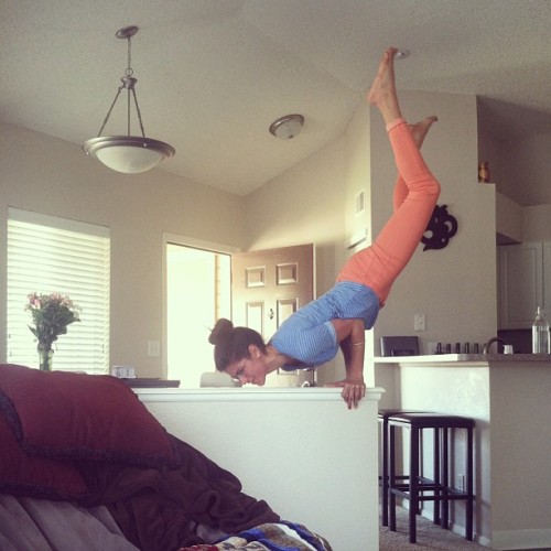 sarahbethyoga:So I figured out I can do this :) The world is my playground! 