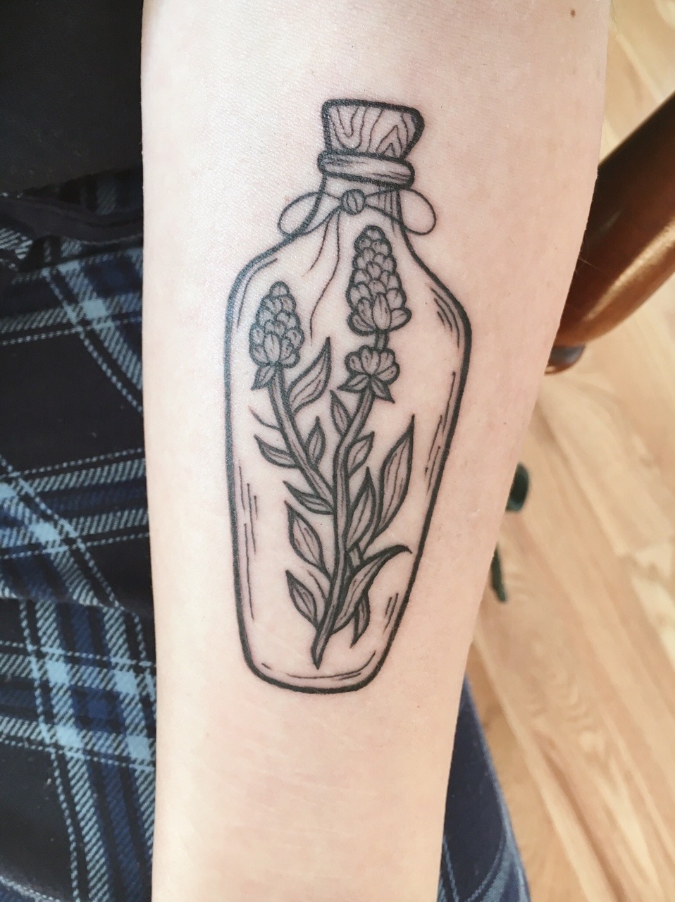 femmesorciere:  my first two tattoos ✨