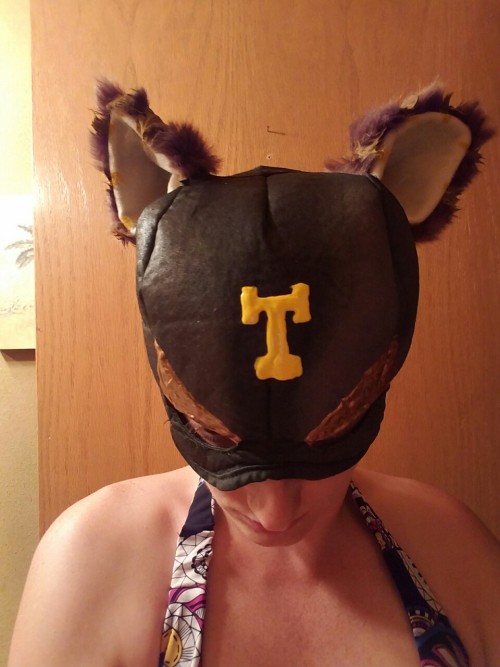 whineyfu:Grand Rapids Comic Con cosplay progress photos. El Tigre is a good. Got to get the tail don