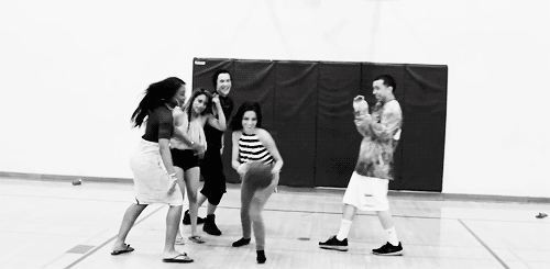 normanisk:  Normani and Camila playing basketball 