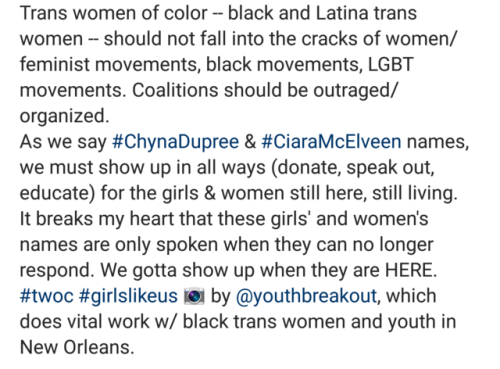 Trans “allies”, white feminist, Black Lives Matter & so called lgbT groups where ya 