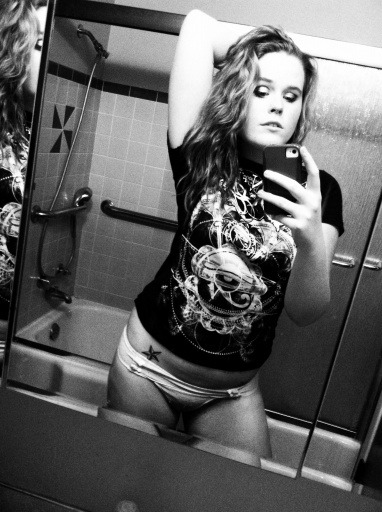 For some odd reason, the way she looks in those panties is relevant.