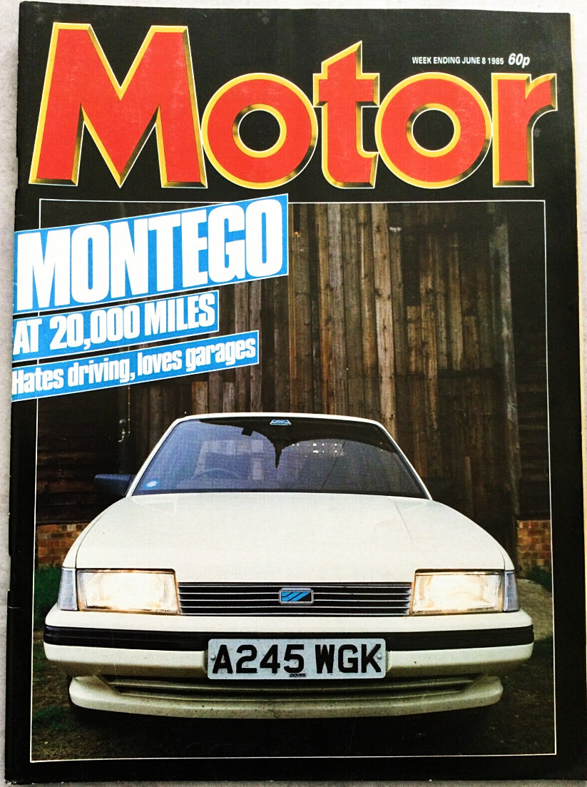 <p>Motor magazine from June 1985 ft. Austin Montego.</p>