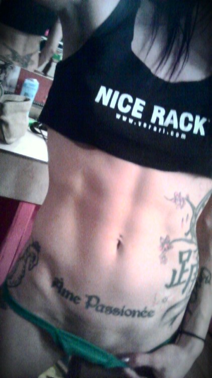 poleburn:  Gettin’ those abs back. 