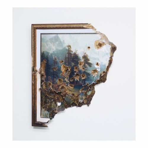 immafuster:Bierstadt with Holes by Valerie Hegarty