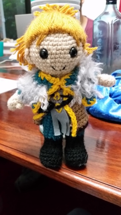 shiobookmark:Anders came with for games night If you want to make one or buy him yourself head on ov