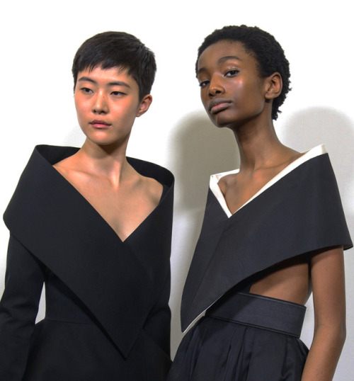 sohyun jung and imari karanja @ givenchy ss18