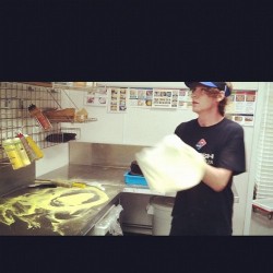 Making pizza >:)