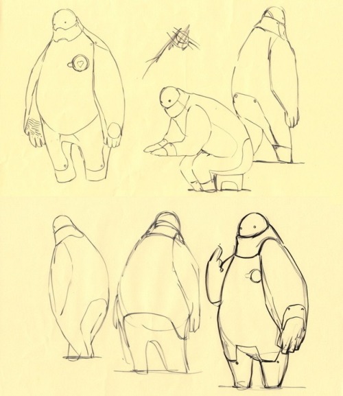 as-warm-as-choco:BIG HERO 6 Concept Designs by Shigeto Koyama (コヤマ シゲト): Baymax (SOURCE)