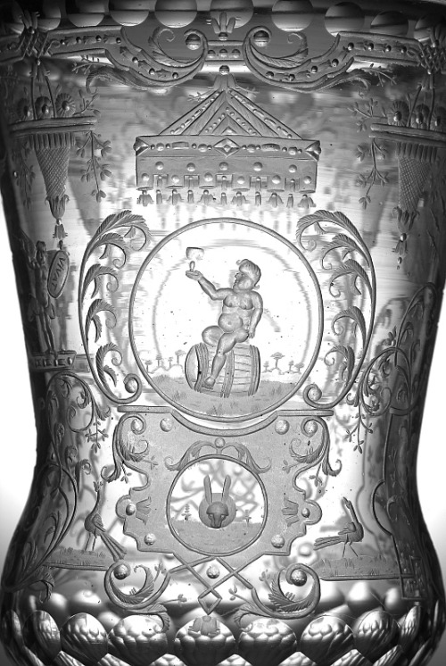 historia-polski:Glass chalice produced by Huta Kryształowa in Lubaczów County, Poland, c. 1720, ador