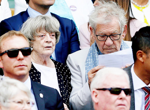 dontbesodroopy:Maggie Smith and Ian McKellen adult photos