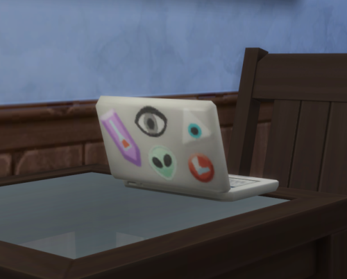 illogicalsims: Conspiracy Theorist’s Laptop (StrangerVille)Made this quick UV Edit &amp; R
