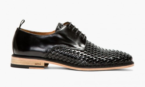 Ami Basket Woven Derby Shoes