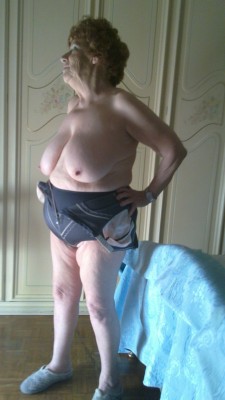 Billwaintor: Grannycuntlover:  My Gran Has Just Unleashed Her Tits From Her Swimsuit!