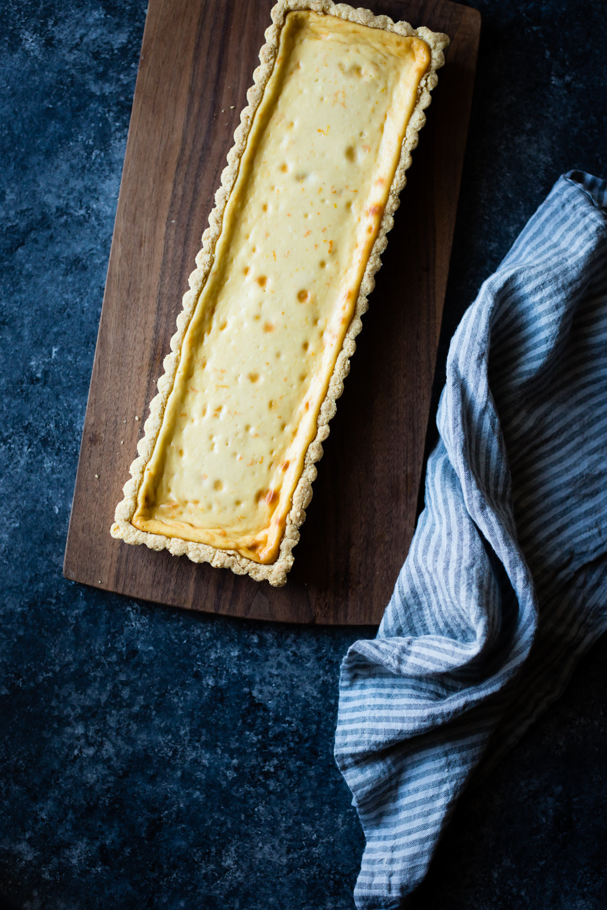 sweetoothgirl:  citrus ricotta tart with almond corn flour crust {gluten-free}  