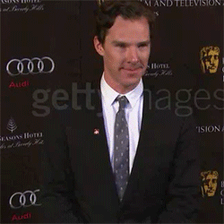 cumberbuddy:  julieftws:  I feel like I should give the cameraman a high five for the zoom in….  It’s because Benedict’s eyes are so fucking majestic and in real life, MORE so.  