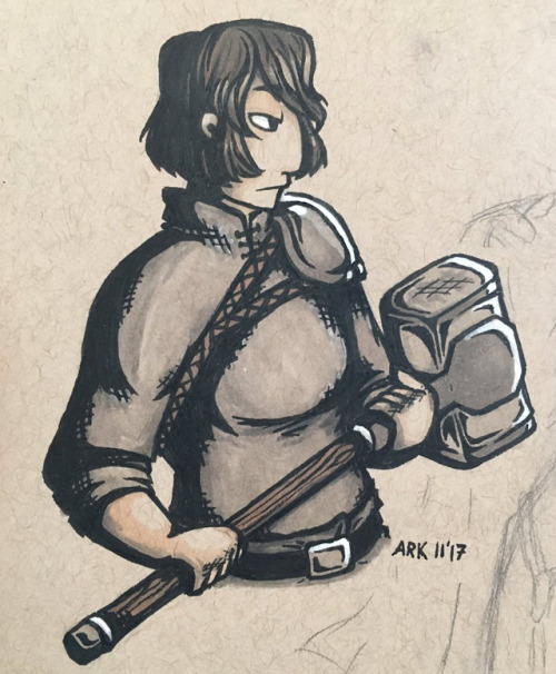 another bit of traditional i managed to do during The Moving Era last year. my girl Ursula, and her 