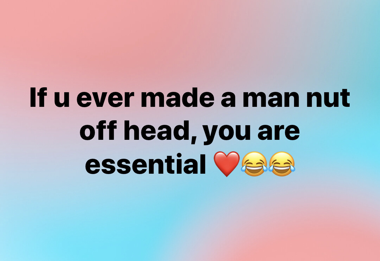 trees2blunt-deactivated20201011:sin1017:firestarterdb:dahackedaccount:that-scorpio:I can agree with this.😌🤭😘Those are life savings skills, and you each deserve a 🏅She does that she specialI only seen two, and that was a while ago 🙃 Amen!