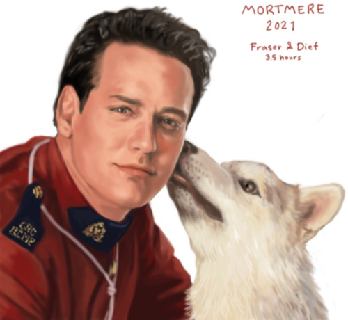 mortmere: Fraser and Dief (a freehand challenge to myself, 3.5 hours)I haven’t tried painting 