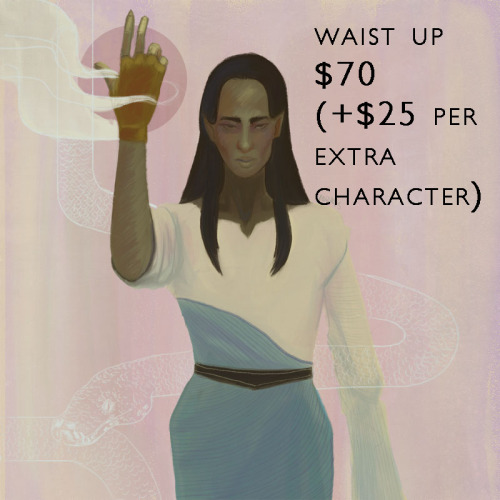 lauren-draws-things:Hey all! I’m opening up holiday commissions in the Dragon Age tarot style!