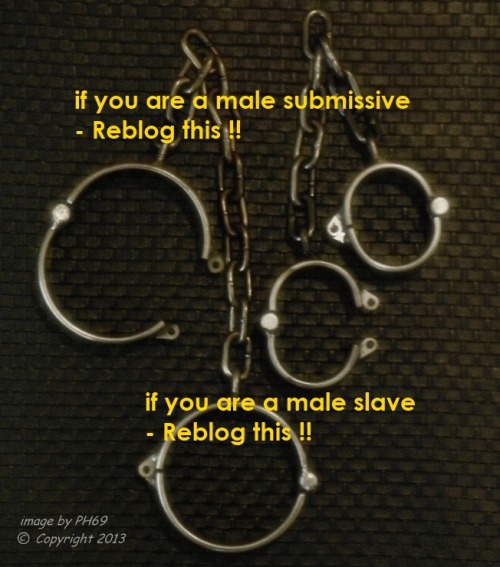 slave2pain: i enjoy metal bondage over leather