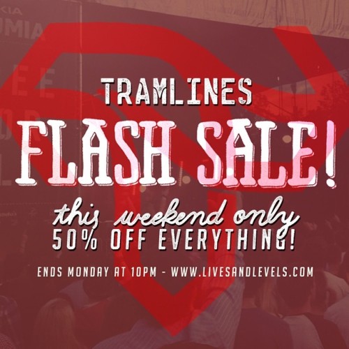 50% off everything at WWW.LIVESANDLEVELS.COM this weekend only! #livesandlevels #skateboarding #shef