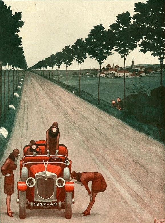 talesfromweirdland:Armand Vallée illustration for French magazine, La Vie Parisienne
