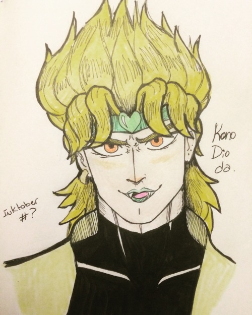 You thought it was normal sketch, but it was ME!!!! DIO!!!