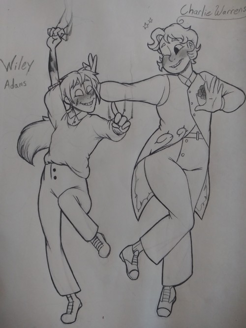 I Promise I Draw More Characters! I Just Really Like These 4 Okay!! Instead Of Magicians Max And Charlie