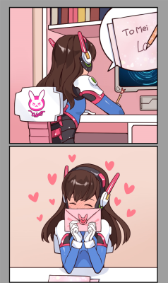 akunohomu:  メイとD.VA by 翼つばさ