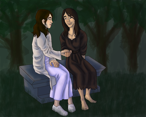 Find Me Here fic by sonatadreamart by @bootsssssCosette/Eponine  “Truth is given to us in our 