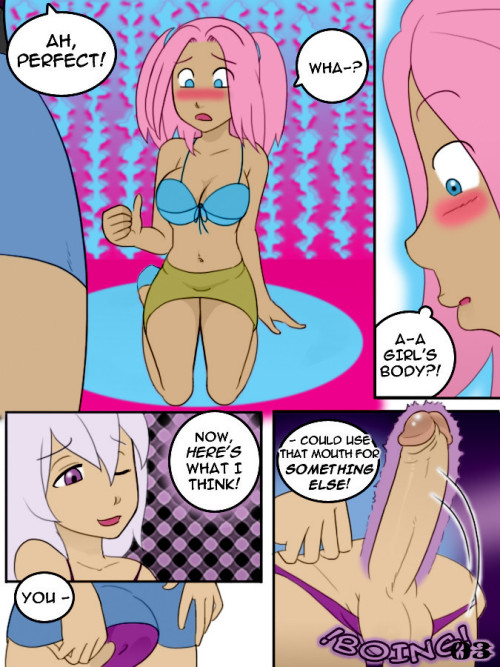 bobbertthetroll:  i-wana-be-your-uke:  The Futa Witch, one of my favorites!  Well…I didn’t see THAT cumming… 