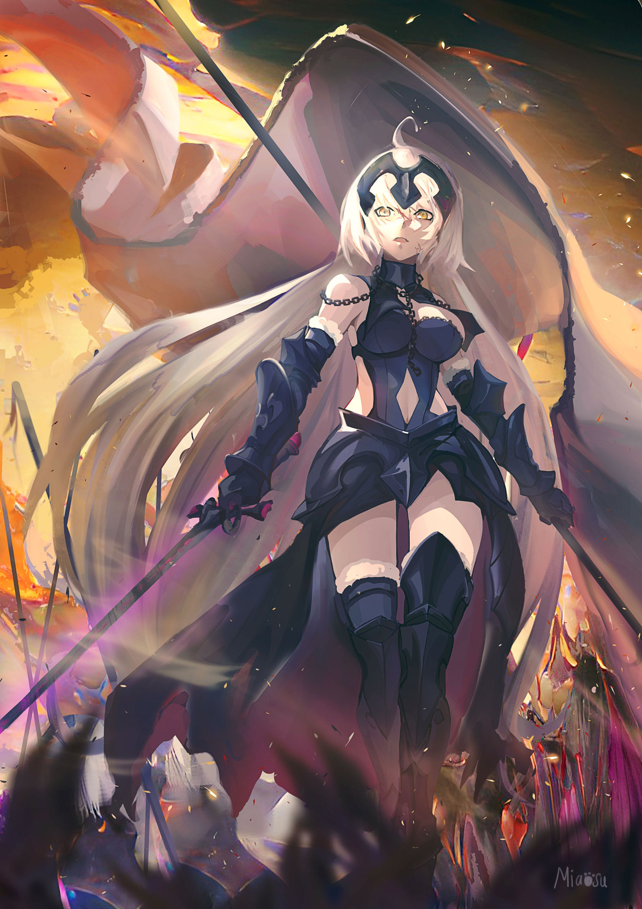 Witch Of Dun Scaith Fgo ジャンヌ オルタ Jeanne Alter By Miaosu