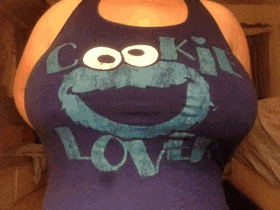 pillowgirls:  onesubsjourney:  National no bra day!  Awesome gif!