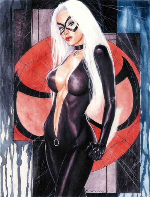xombiedirge:  Black Cat by Louie Small Jr.