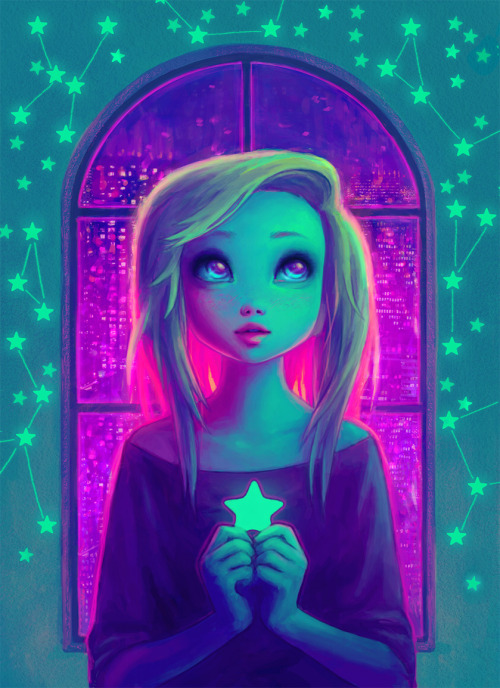 lohrien:  Illustrations by DestinyBlue  dA l tumblr l society6