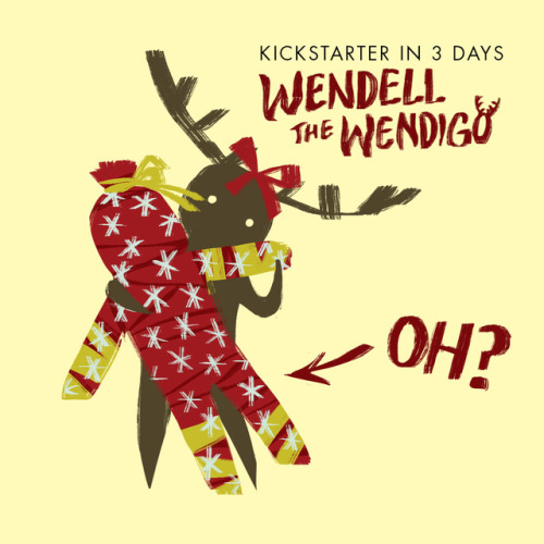 Take a wild guess what’s in the wrapping! Kickstarter in 3 days