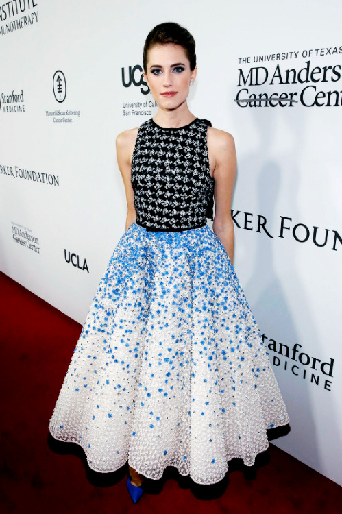 106/366 Dresses of 2016′s Red Carpets Allison Williams at Parker Institute Launch Gala &a