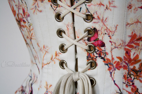deathlesscat:  Underbust corset by Deathless Corsets. 