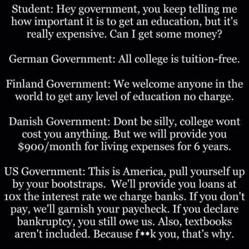 daily-meme:  College Education In Different Countries. 