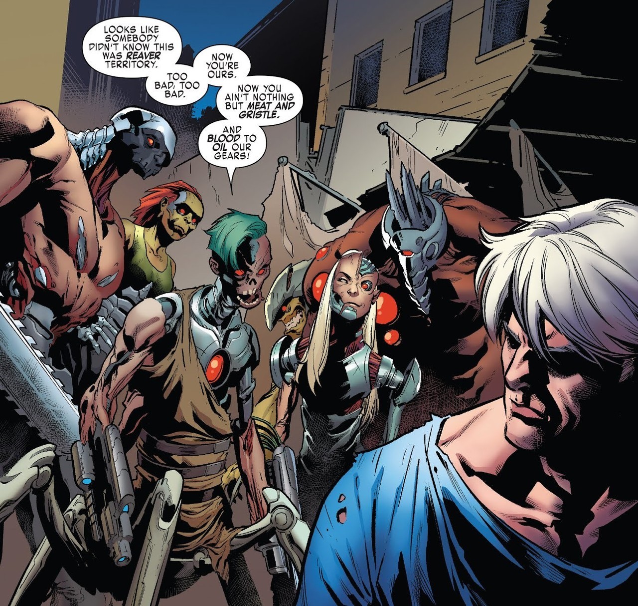 comicstallion:  From X-Men: Blue #033, “Surviving the Experience - Part One”Art