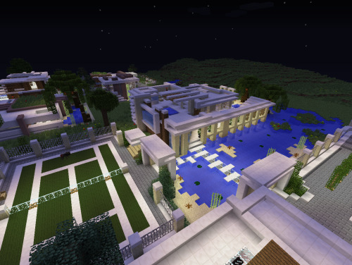 oh-my-minecraft:  Inspired by Youtuber Keralis, Monkeyspanker built this gorgeous house I now have the pleasure of living in on Minecraft. :3 