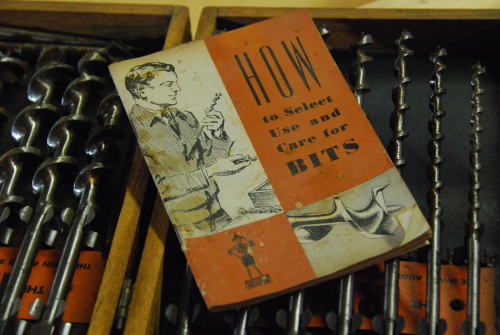 peonywoodworks:  A 1950 Irwin Bit Set I received as a Christmas Present from my father-in-law. 