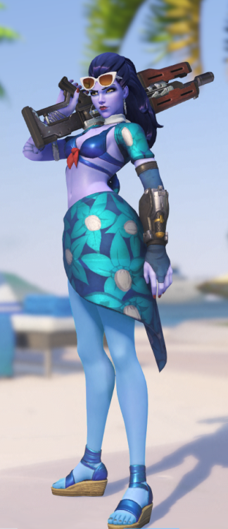 The summer games are here! Widowmaker has gotten a new sexy skin! So sexy that i added more to it! H