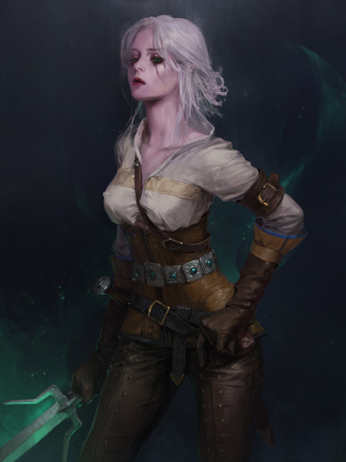 fantasyartwatch: Ciri by Park Pyeongjun