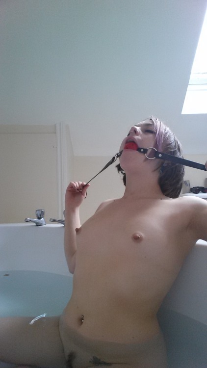 pixie-kinks:  ball gagged bath babe [vol. II]