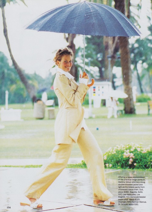 the-original-supermodels: Soft Focus - Vogue US (1994)Claudia Schiffer by Arthur Elgort