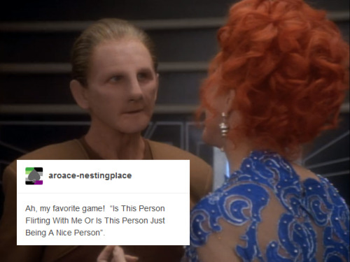 aroacejokes: Odo from “Star Trek: Deep Space Nine” + Aro and Ace Textposts